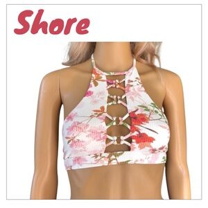 SHORE 💕 HALTER BIKINI TOP | SIZE S